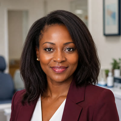 Sarah Mwangi, photographed at their clinic